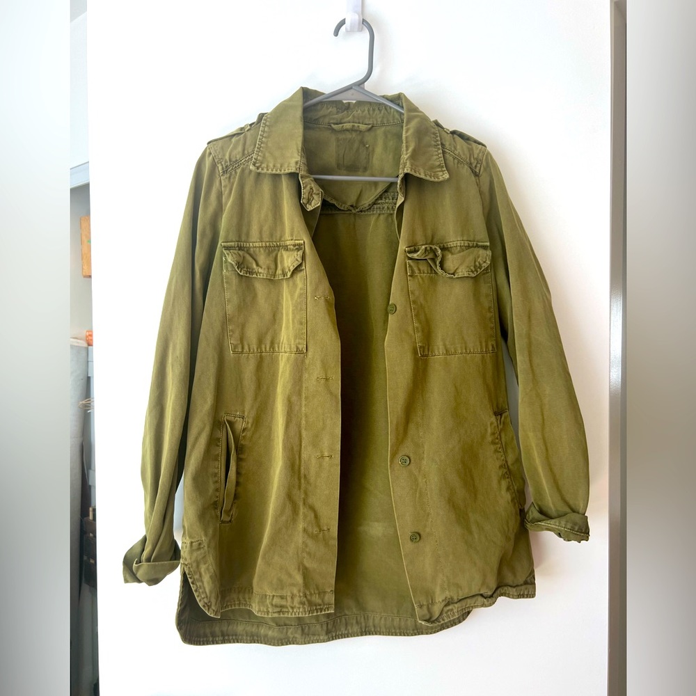 Military style jacket, cotton